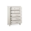 Magnussen Home Willowbrook Egg Shell White 5-Drawers Bedroom Chest