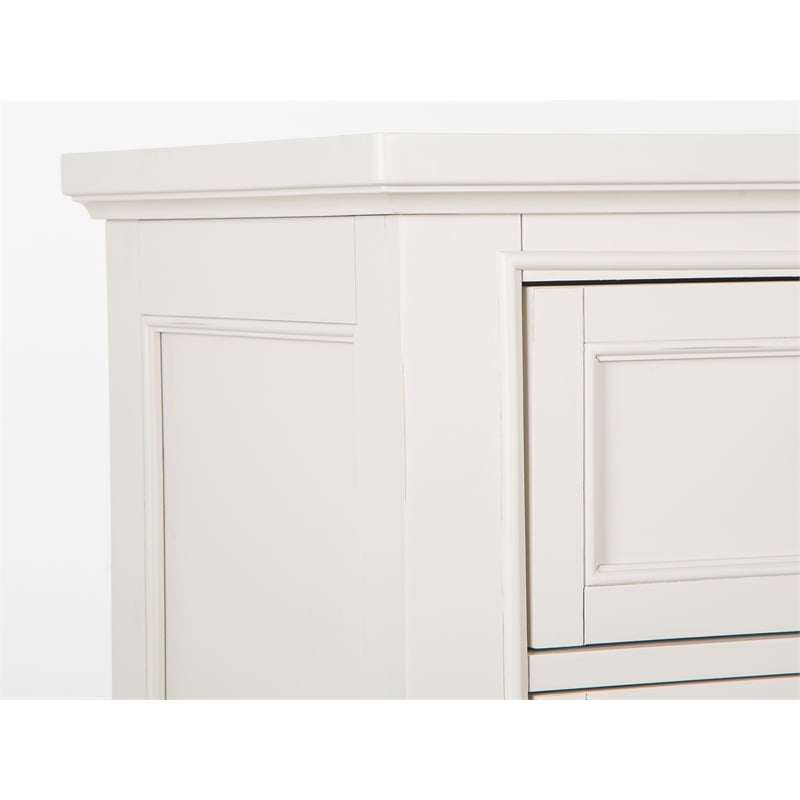 Magnussen Home Willowbrook Egg Shell White 5-Drawers Bedroom Chest