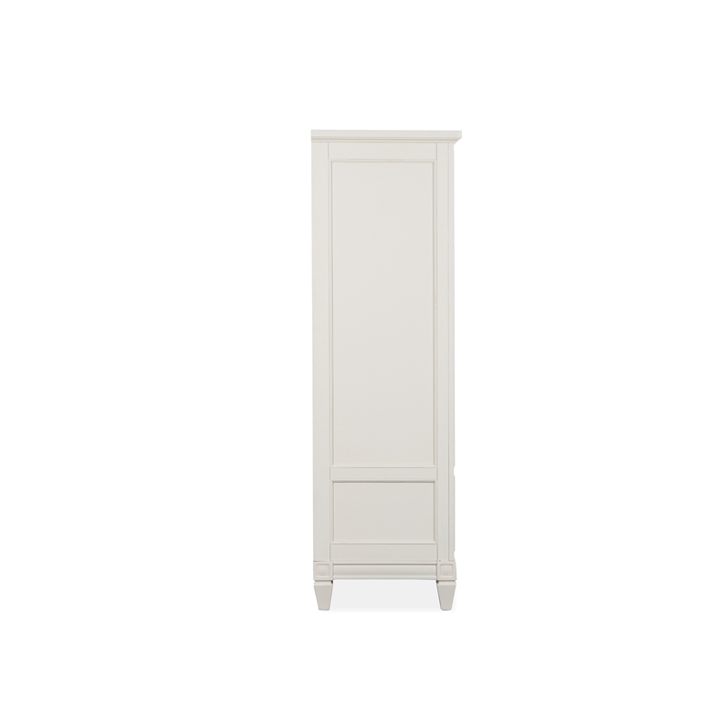 Magnussen Home Willowbrook Egg Shell White Door Bedroom Chest
