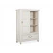 Magnussen Home Willowbrook Egg Shell White Door Bedroom Chest