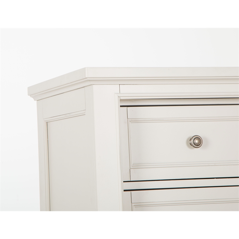 Magnussen Home Willowbrook Egg Shell White Door Bedroom Chest
