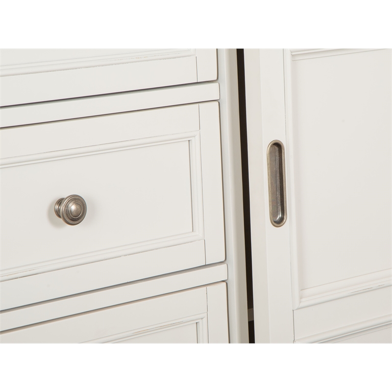 Magnussen Home Willowbrook Egg Shell White Door Bedroom Chest