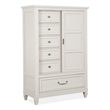 Magnussen Home Willowbrook Egg Shell White Door Bedroom Chest