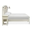 Magnussen Home Willowbrook Egg Shell White Queen Upholstered Wall Panel Bed