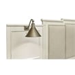 Magnussen Home Willowbrook Egg Shell White Queen Upholstered Wall Panel Bed