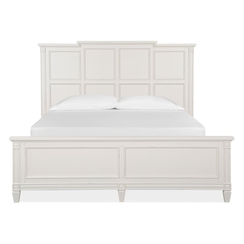 Magnussen Home Willowbrook Egg Shell White King Panel Bed