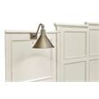 Magnussen Home Willowbrook Egg Shell White King Wall Panel Bed