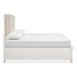 Magnussen Home Willowbrook Egg Shell White King Panel Upholstered Storage Bed