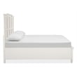 Magnussen Home Willowbrook Egg Shell White California King Panel Storage Bed