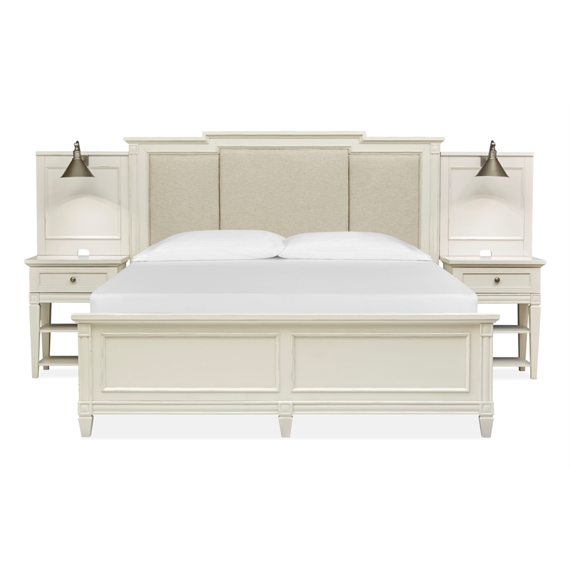 Magnussen Home Willowbrook California King Upholstered Wall Panel Bed