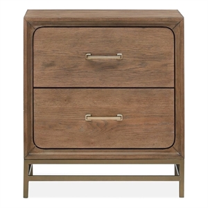 Magnussen Home Lindon Belgian Wheat And Coffee Bean Drawer Nightstand