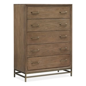 Magnussen Home Lindon Belgian Wheat And Coffee Bean 5-Drawers Chest