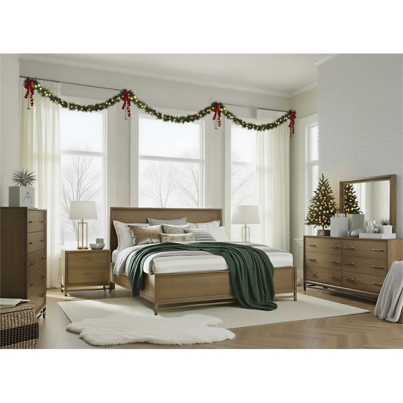 Magnussen Home Lindon Belgian Wheat And Coffee Bean 6-Drawers Dresser