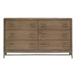 Magnussen Home Lindon Belgian Wheat And Coffee Bean 6-Drawers Dresser