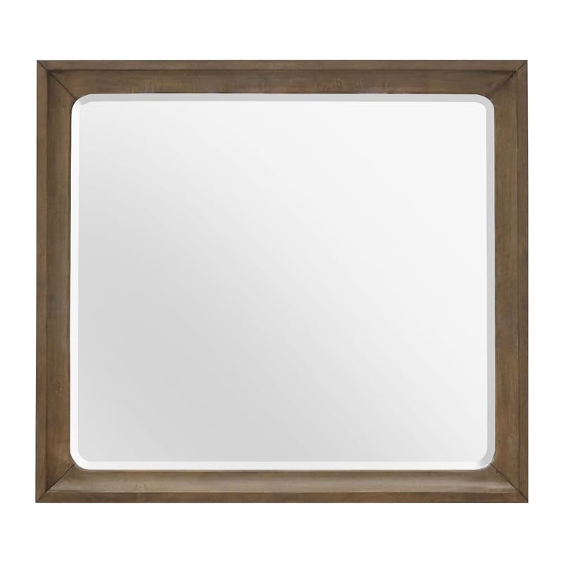 Magnussen Home Lindon Belgian Double Drawer Dresser With Landscape Mirror