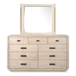 Salt Life Home Sunset Cove Sanibel Brown Drawer Dresser With Landscape Mirror