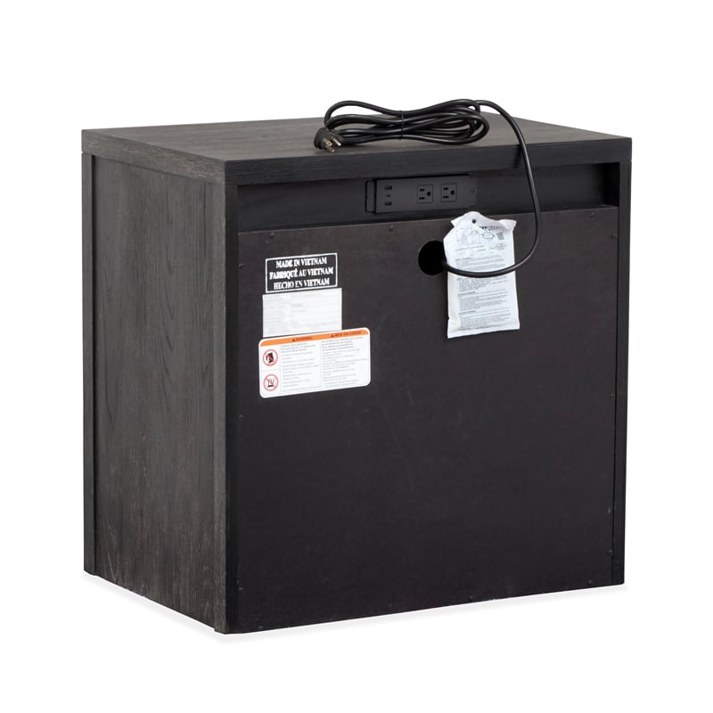 Magnussen Home Kinsley Black Heron Drawer Nightstand