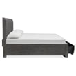 Magnussen Home Kinsley Black Heron California King Panel Storage Bed