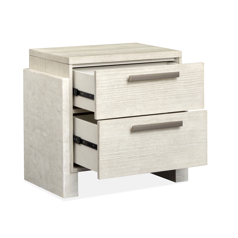 Magnussen Home Lorelei Misty Cloud Drawer Nightstand
