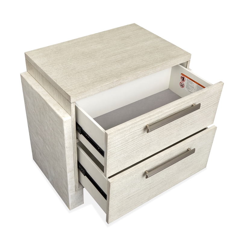 Magnussen Home Lorelei Misty Cloud Drawer Nightstand