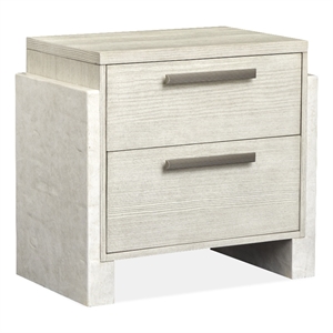 Magnussen Home Lorelei Misty Cloud Drawer Nightstand