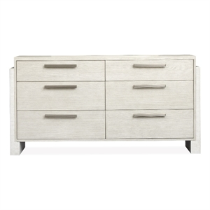 Magnussen Home Lorelei Misty Cloud 6-Drawers Bedroom Dresser
