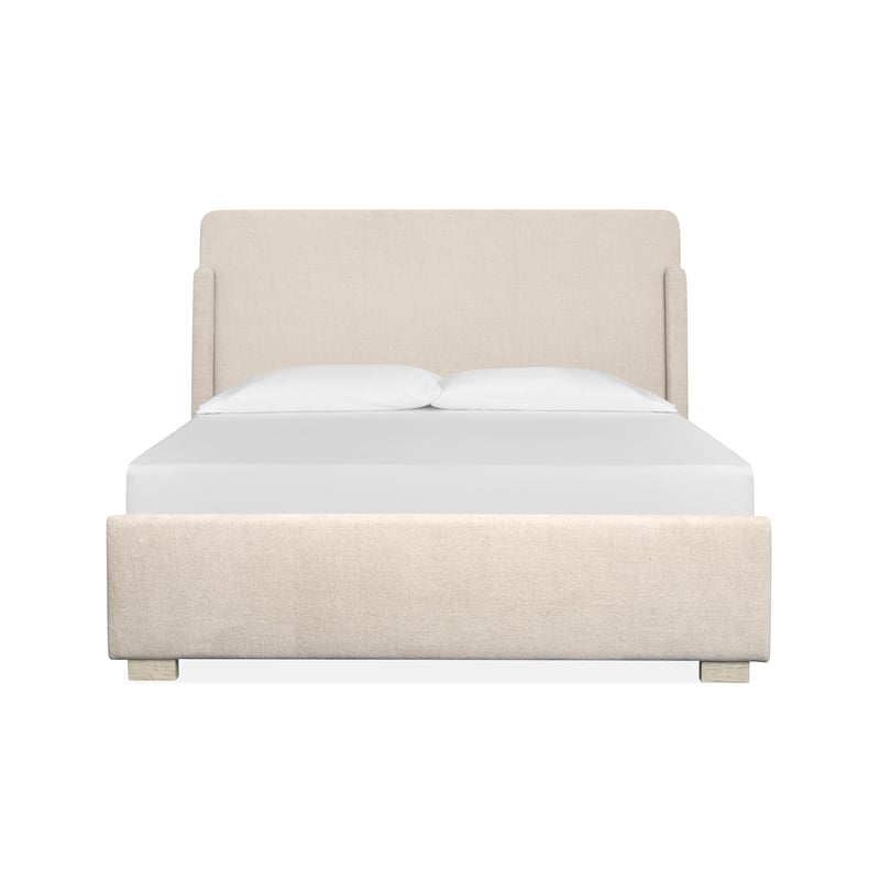 Magnussen Home Lorelei Misty Cloud Queen Upholstered Sleigh Bed