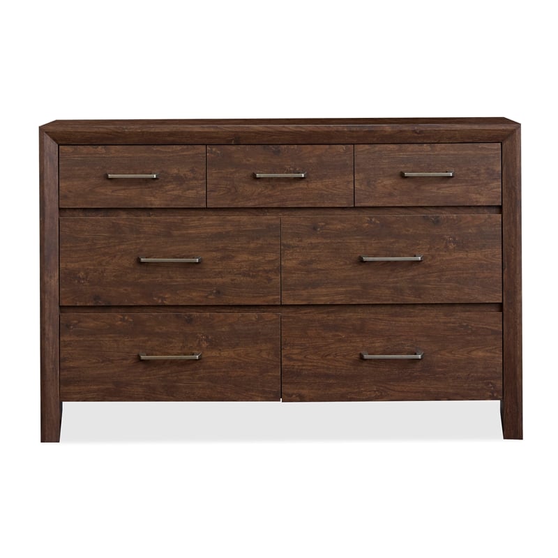 Magnussen Home Llewellyn Columbian Walnut 7-Drawers Dresser