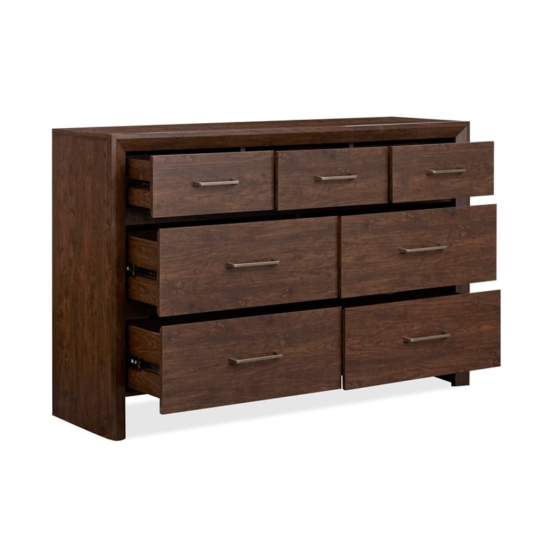Magnussen Home Llewellyn Columbian Walnut 7-Drawers Dresser