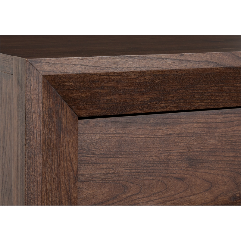 Magnussen Home Llewellyn Columbian Walnut Dresser With Portrait Mirror