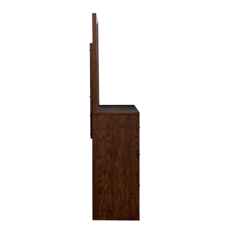 Magnussen Home Llewellyn Columbian Walnut Dresser With Portrait Mirror