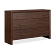 Magnussen Home Llewellyn Columbian Walnut Dresser With Portrait Mirror