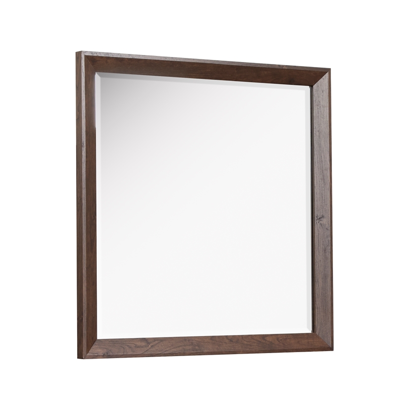 Magnussen Home Llewellyn Columbian Walnut Dresser With Portrait Mirror