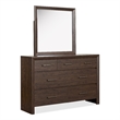 Magnussen Home Llewellyn Columbian Walnut Dresser With Portrait Mirror