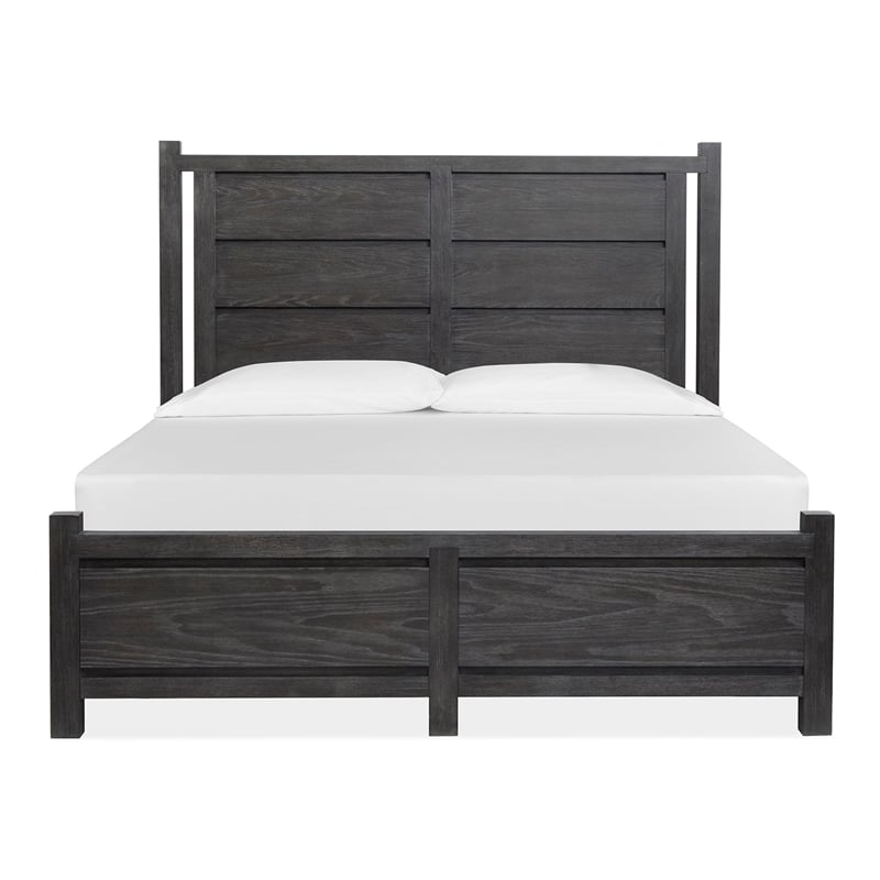 Magnussen Home Plum Creek Ravenwood Black King Panel Bed
