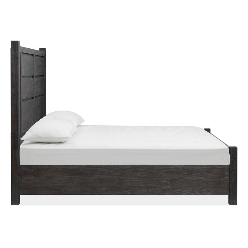 Magnussen Home Plum Creek Ravenwood Black King Panel Bed