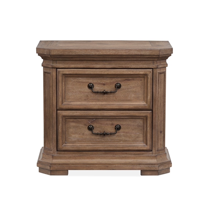 Magnussen Home Adler Court Florentine Walnut Drawer Nightstand