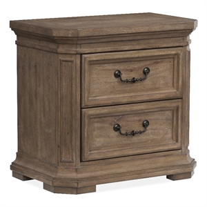 Magnussen Home Adler Court Florentine Walnut Drawer Nightstand