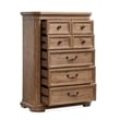 Magnussen Home Adler Court Florentine Walnut 5-Drawer Chest