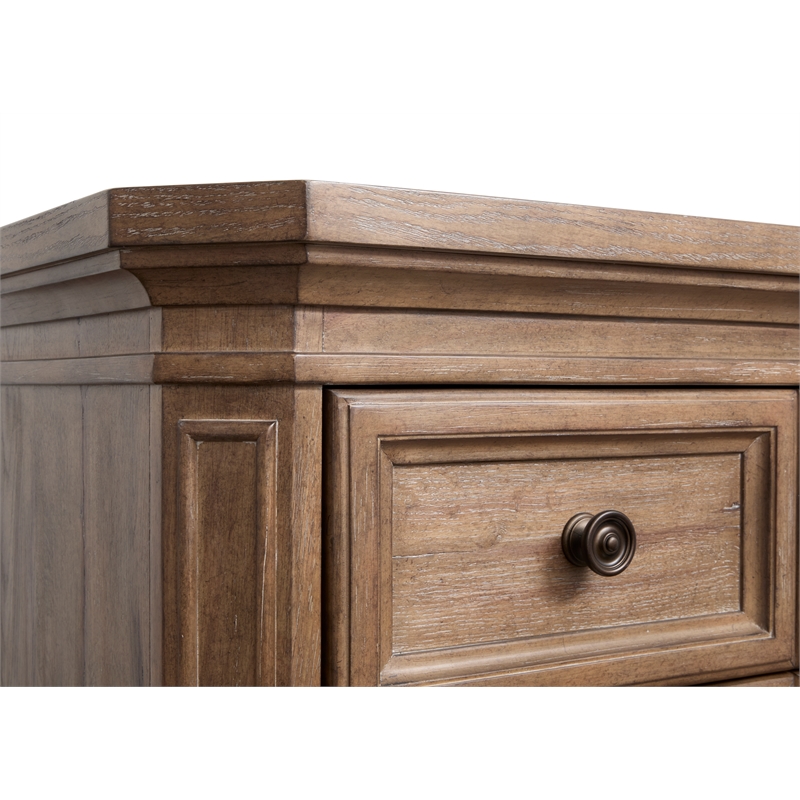 Magnussen Home Adler Court Florentine Walnut 5-Drawer Chest