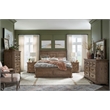 Magnussen Home Adler Court Florentine Walnut King Panel Bed