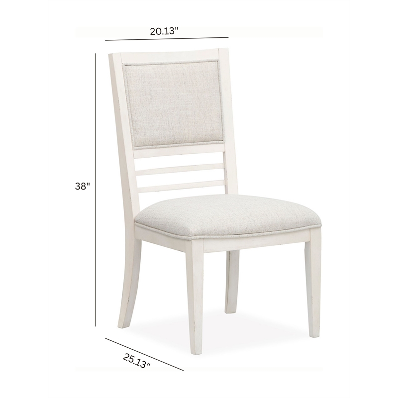 Salt Life Home Echo Isles Upholstered Side Chair Two Pack