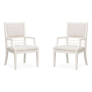 Salt Life Home Echo Isles Sea Pearl And Driftwood Upholstered Arm Chair Two Pack