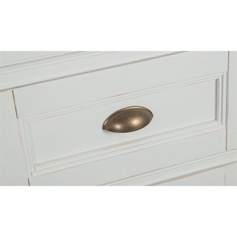 Magnussen Home Heron Cove Chalk White And Dovetail Grey Buffet