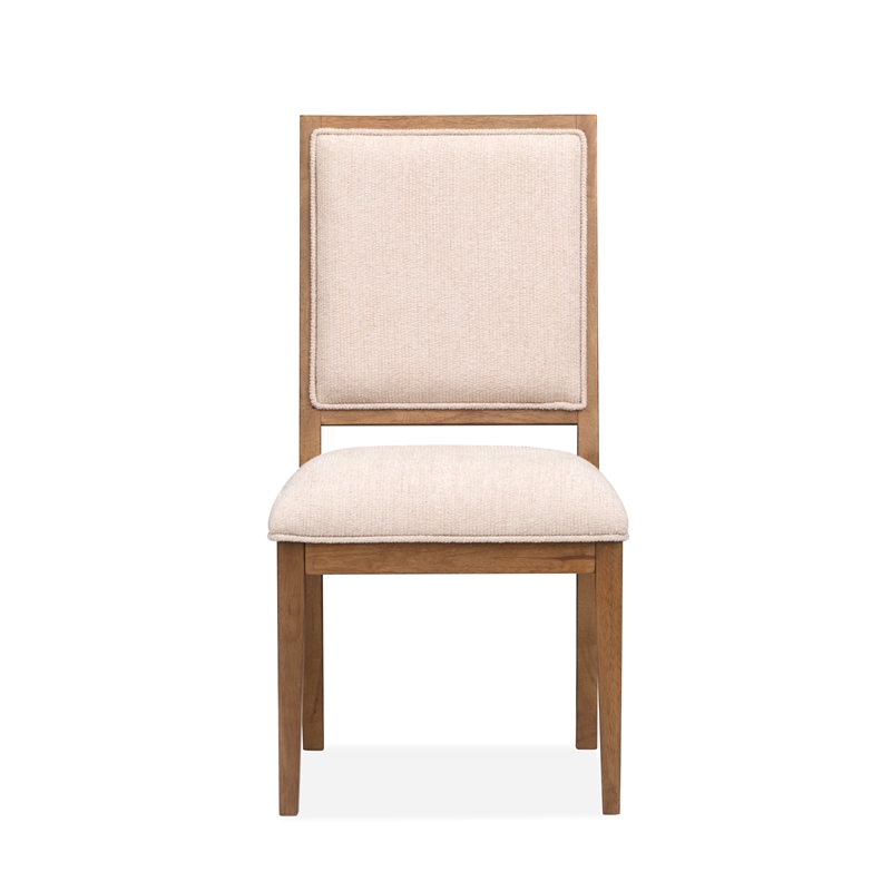 Magnussen Home Marcel Harvest Brown Upholstered Side Chair Two Pack