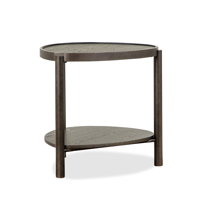 Magnussen Home Hadleigh Black Coffee Bean Shaped Accent End Table