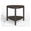 Magnussen Home Hadleigh Black Coffee Bean Shaped Accent End Table
