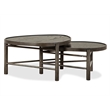 Magnussen Home Hadleigh Black Coffee Bean Shaped Nesting Cocktail Table