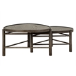 Magnussen Home Hadleigh Black Coffee Bean Shaped Nesting Cocktail Table