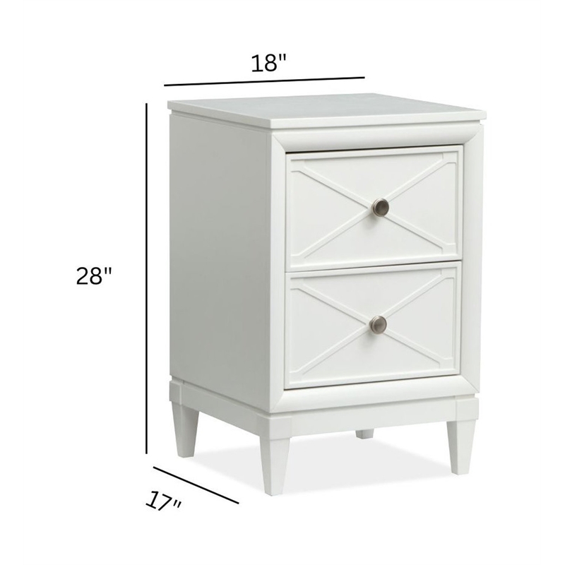 Magnussen Home Springhouse Whisper White Drawer Nightstand
